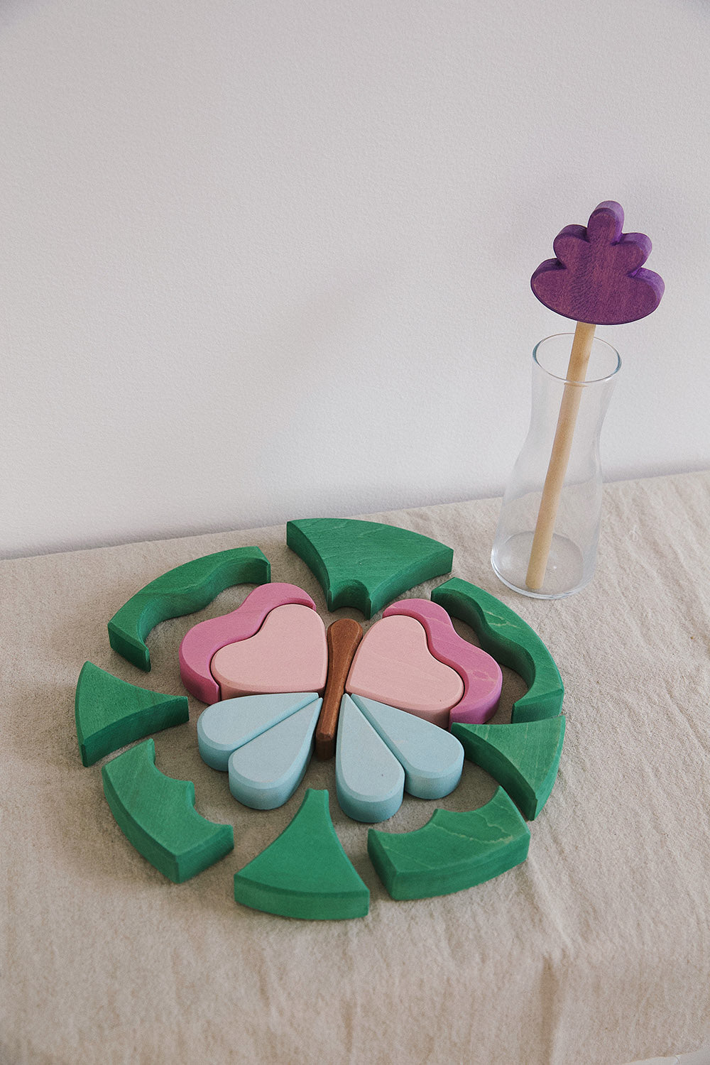 Butterfly Puzzle Block