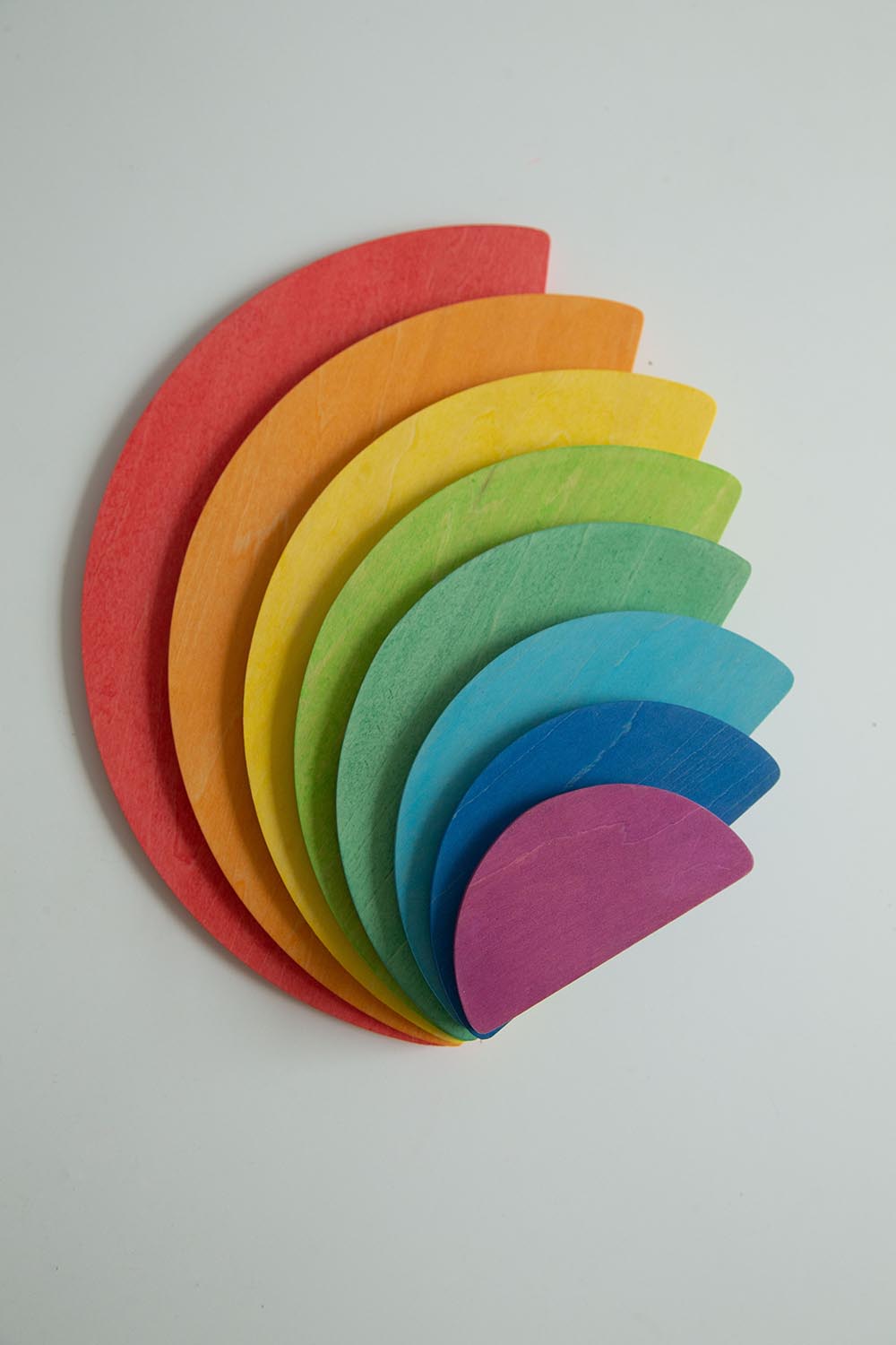 The display of rainbow Semicircle