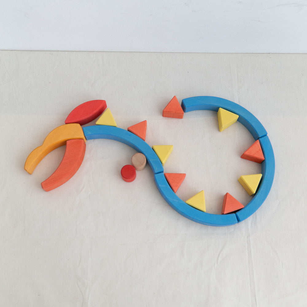 Warm Puzzle Block is displayed like a dragon