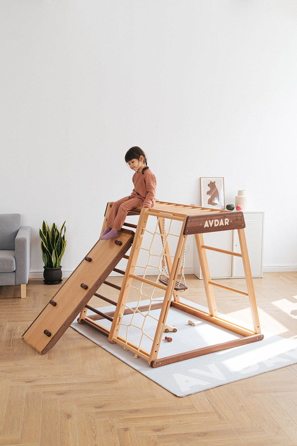Walnut Climber Set