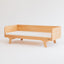 A beige Hug Hug Bed 90x200 cm