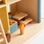 Wooden miniature sets and furniture